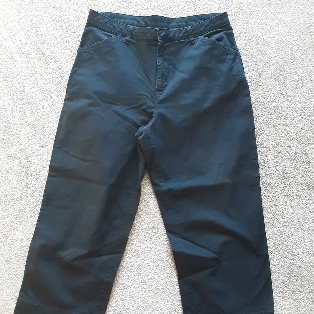 Black Capri casual dress pants